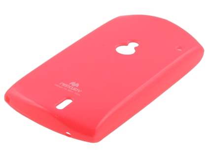 Mercury Goospery Glossy Gel Case for Sony Ericsson Xperia neo MT15i - Hot Pink