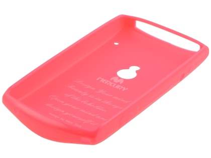 Mercury Goospery Glossy Gel Case for Sony Ericsson Xperia neo MT15i - Hot Pink