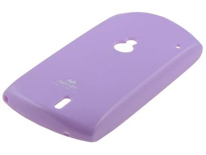 Mercury Goospery Glossy Gel Case for Sony Ericsson Xperia neo MT15i - Light Purple
