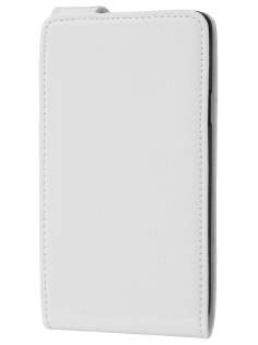 Synthetic Snakeskin Leather Flip Case for Samsung I9100 Galaxy S2 - White