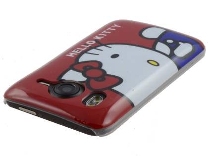 HTC Desire HD Hello Kitty Back Case - White/Red
