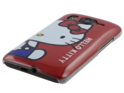HTC Desire HD Hello Kitty Back Case - White/Red