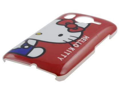 HTC Desire HD Hello Kitty Back Case - White/Red