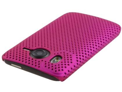 HTC Desire HD Slim Mesh Case - Hot Pink