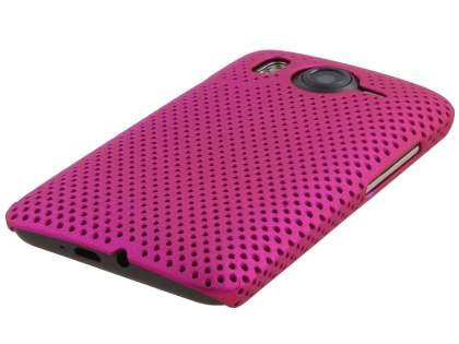 HTC Desire HD Slim Mesh Case - Hot Pink
