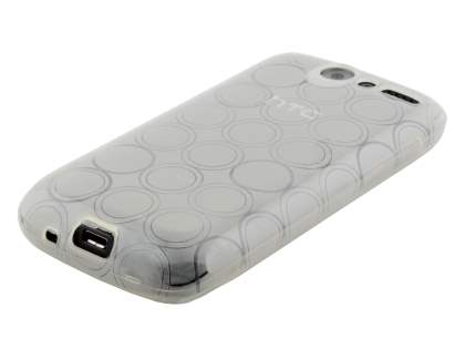 HTC Desire A8183 TPU Gel Case - Frosted Clear