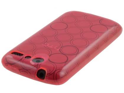 HTC Desire A8183 TPU Gel Case - Frosted Pink