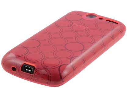 HTC Desire A8183 TPU Gel Case - Frosted Pink