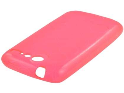HTC Desire A8183 TPU Gel Case - Frosted Pink