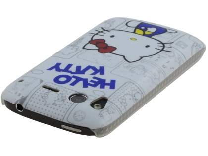 HTC Desire S Hello Kitty Back Case - White/blue