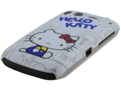 HTC Desire S Hello Kitty Back Case - White/blue