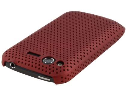 HTC Desire S Slim Mesh Case - Red