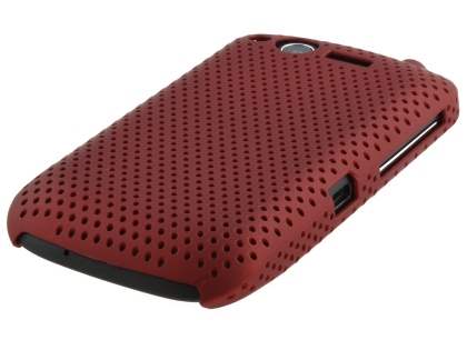 HTC Desire S Slim Mesh Case - Red