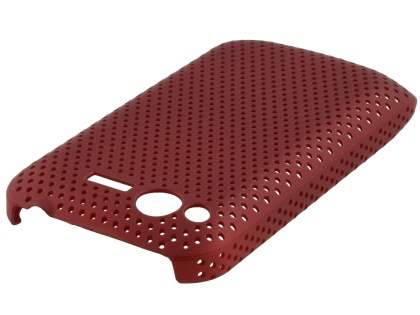 HTC Desire S Slim Mesh Case - Red