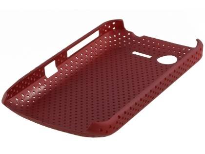 HTC Desire S Slim Mesh Case - Red