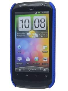 HTC Desire S Slim Mesh Case - Ocean Blue
