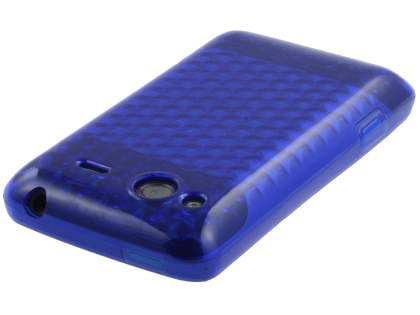HTC Salsa TPU Gel Case - Diamond Blue