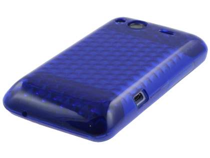 HTC Salsa TPU Gel Case - Diamond Blue