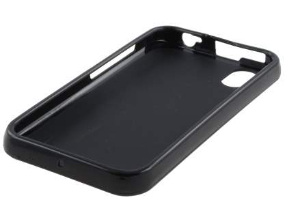 LG Optimus Black P970 Frosted Colour TPU Gel Case - Black