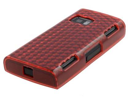 TPU Gel Case for Nokia X6 - Diamond Red