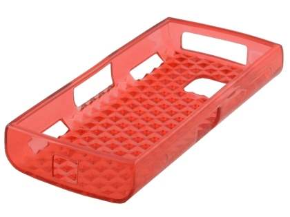 TPU Gel Case for Nokia X6 - Diamond Red