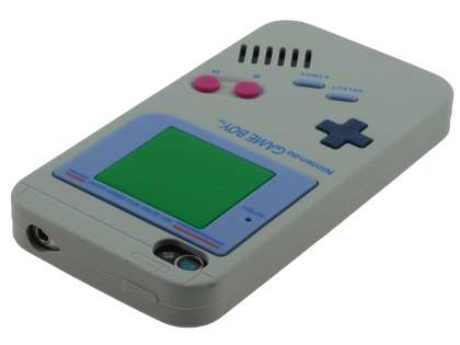 Nintendo Game Boy-style case for iPhone 4S/4 - Grey