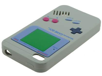 Nintendo Game Boy-style case for iPhone 4S/4 - Grey