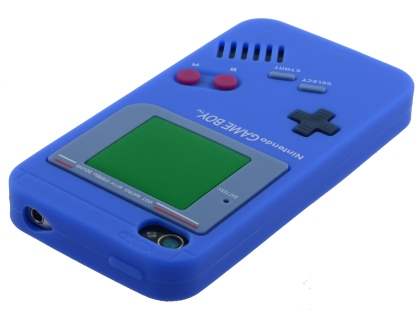 Nintendo Game Boy-style case for iPhone 4S/4 - Ocean Blue
