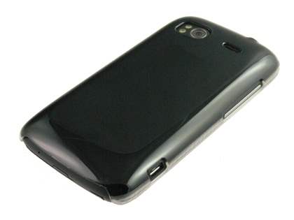 Glossy Slim Case for HTC Sensation - Black