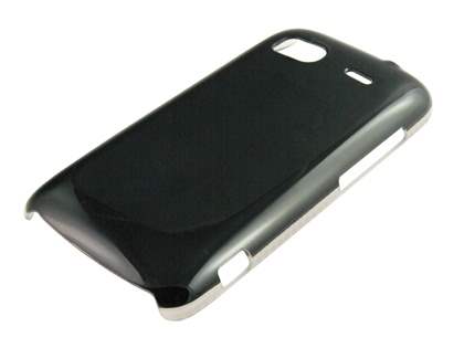 Glossy Slim Case for HTC Sensation - Black