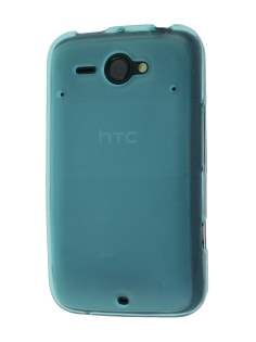 Frosted TPU Case for HTC ChaCha - Frosted Light Blue