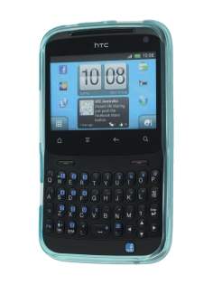 Frosted TPU Case for HTC ChaCha - Frosted Light Blue
