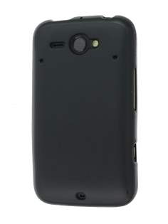 Frosted TPU Case for HTC ChaCha - Classic Black