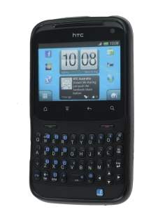 Frosted TPU Case for HTC ChaCha - Classic Black