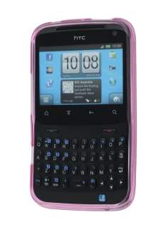 Frosted TPU Case for HTC ChaCha - Frosted Baby Pink