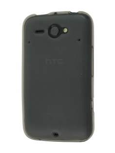 Frosted TPU Case for HTC ChaCha - Frosted Grey