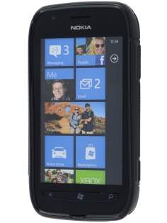 Nokia Lumia 710 Wave Case - Black