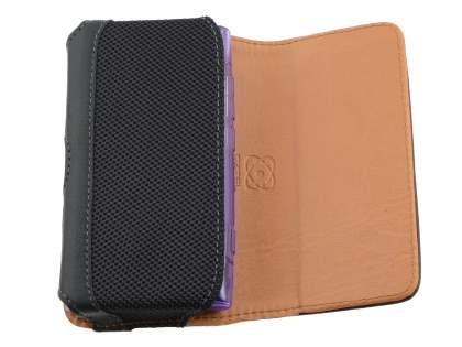 Synthetic Leather Belt Pouch - Bumper Case Compatible