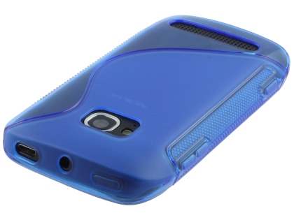 Nokia Lumia 710 Wave Case - Frosted Blue/Blue
