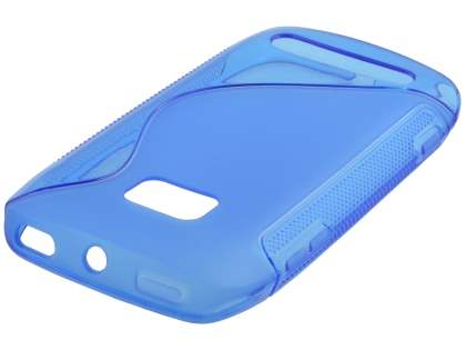 Nokia Lumia 710 Wave Case - Frosted Blue/Blue