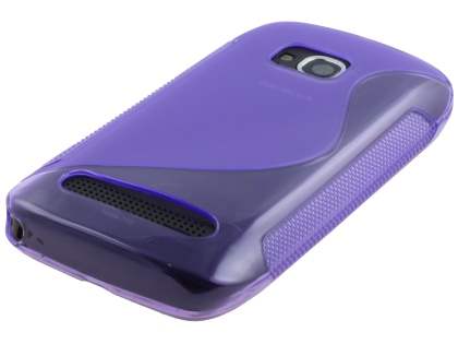 Nokia Lumia 710 Wave Case - Purple/Frosted Purple