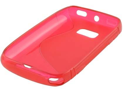 Nokia Lumia 710 Wave Case - Frosted Red/Red