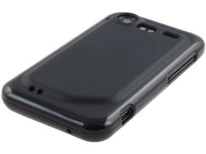 HTC Incredible S Frosted Colour TPU Gel Case - Black