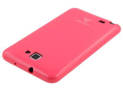 Mercury Goospery Glossy Gel Case for Samsung I9220 Galaxy Note - Hot Pink