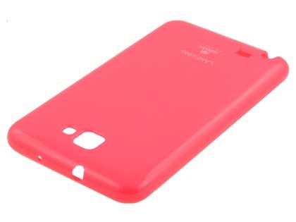 Mercury Goospery Glossy Gel Case for Samsung I9220 Galaxy Note - Hot Pink