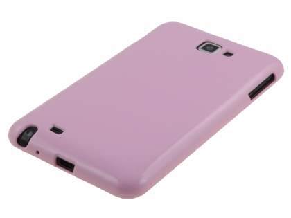 Samsung I9220 Galaxy Note Frosted Colour TPU Gel Case - Baby Pink