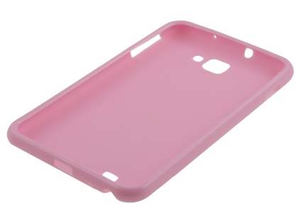 Samsung I9220 Galaxy Note Frosted Colour TPU Gel Case - Baby Pink