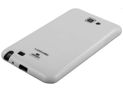 Mercury Goospery Glossy Gel Case for Samsung I9220 Galaxy Note - Pearl White