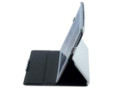 Premium Slim Synthetic Leather Flip Case with Stand for iPad 2/3/4 - Pearl White