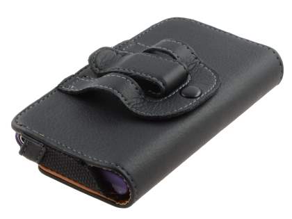 Synthetic Leather Belt Pouch - Bumper Case Compatible